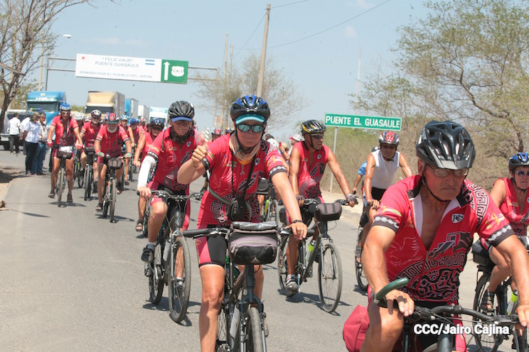 Ciclistas franceses llegan a Nicaragua para conocer nuestras bellezas